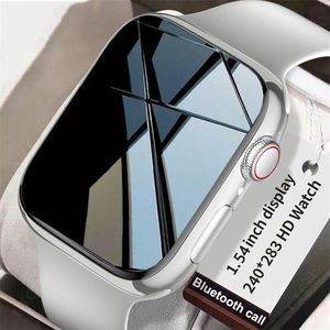 Crown Series 10 Apple Logo Smart Watch - 49mm Display Smooth LED Screen - Stile Gadget