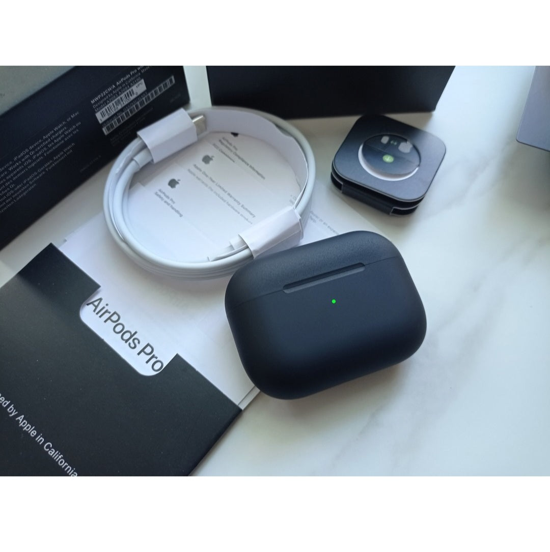 Apple AirPods Pro USA Black + Free Cover - 100% Original Full ANC Control, Clear Sound and 2+ days battery timing