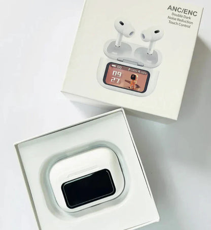 Latest V20 LED  touch screen Earbuds ANC+ENC Noise Cancelling - Premium Quality Stile Gadget