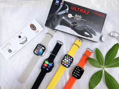 T900 Ultra 2 Smart Watch, High quality hd display with premium quality Strap Full Touch Watch for Men & Women - Stile Gadget