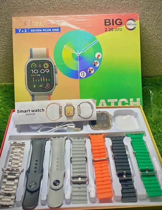 Ultra 2, 7+1 Smartwatch - High Quality Display with Latest Functions - Stile Gadget
