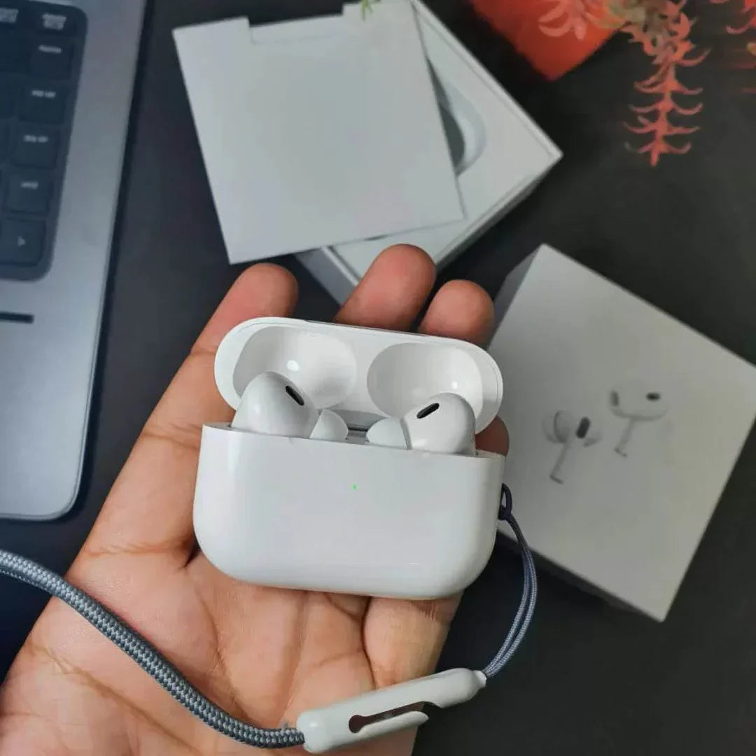 Apple Airpords Pro USA + Free Cover - Design by Apple in California USA - 100% Original Full ANC Control, Clear Sound Quality and Long battery timing - Stile Gadget