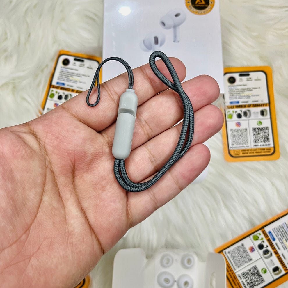 Apple Airpords Pro USA + Free Cover - Design by Apple in California USA - 100% Original Full ANC Control, Clear Sound Quality and Long battery timing Stile Gadget