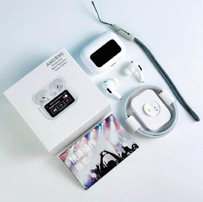 Latest V20 LED  touch screen Earbuds ANC+ENC Noise Cancelling - Premium Quality Stile Gadget