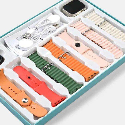 crown s10 plus series 10, 10 in 1, Sports Mode, Bluetooth Calling, Built-in GPS, Fitness Tracker - Stile Gadget