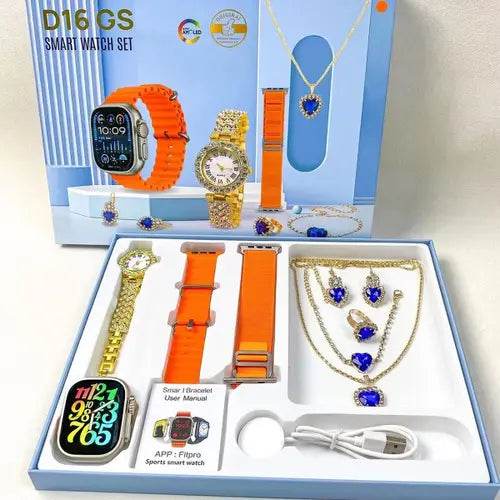 D16 GS Ladies Luxury Smart Watch - The Perfect Christmas Gift Watch for Tech-Savvy Hearts - Stile Gadget