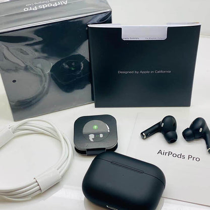 Apple Airpords Pro USA + Free Cover - Design by Apple in California USA - 100% Original Full ANC Control, Clear Sound Quality and Long battery timing - Stile Gadget