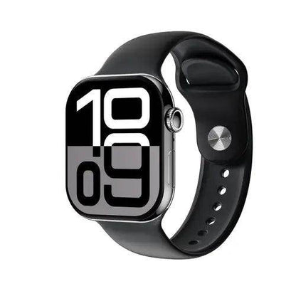 Crown Series 10 Apple Logo Smart Watch - 49mm Display Smooth LED Screen - Stile Gadget